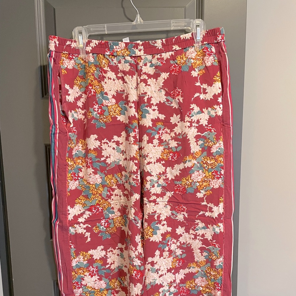 ett:twa for anthropologie cropped floral pants